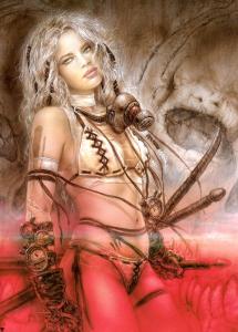 A_Crown_Disowned-Underground_In_Magenta_by_Luis_Royo