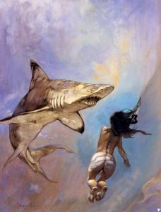 A_Requiem_for_Sharks_by_Frank_Frazetta