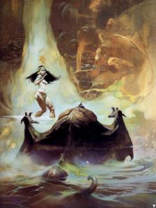 At_the_Earths_Core_by_Frank_Frazetta