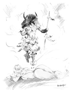BW-004_by_Frank_Frazetta