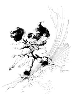 BW-043_by_Frank_Frazetta