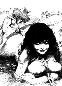 BW-Giantess_by_Frank_Frazetta