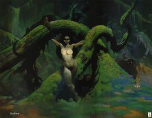 Cat_Girl_by_Frank_Frazetta
