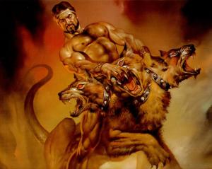 Cerberus_by_Boris_Vallejo