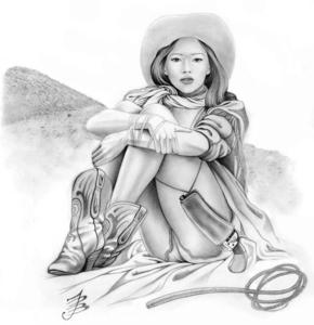 Cowgirl_2_by_Paul_John_Ballard