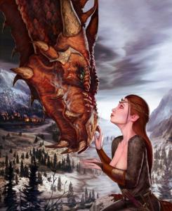 Dragon_Girl_by_Derek_Herring