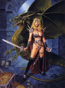 Dragoras_Dungeon_by_Clyde_Caldwell