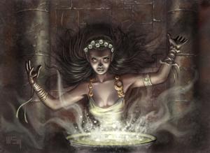Druid_Witch_by_Patrick_McEvoy