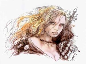 Evolution-Nine_Heads_of_Serpent_by_Luis_Royo
