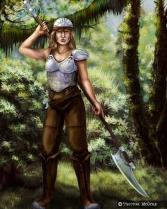 Female_Human_Fighter_by_Theresa_McGray
