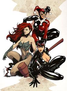 Gotham_City_Sirens_by_Chris_Evenhuis