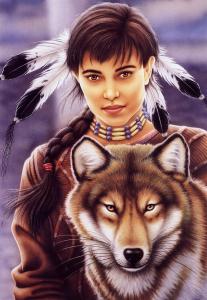 Indian_Maiden_and_Wolf_by_Howard_Robinson