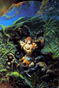 Jaguar_God_I_by_Frank_Frazetta