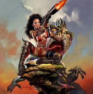 Julie_Strain_by_Boris_Vallejo