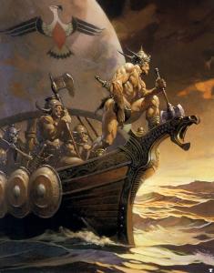 Kaneonthegoldensea_by_Frank_Frazetta