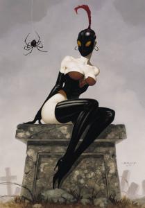 Miss_Muffet_by_Gerald_Brom