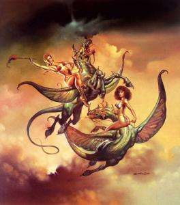 Riding_by_Boris_Vallejo