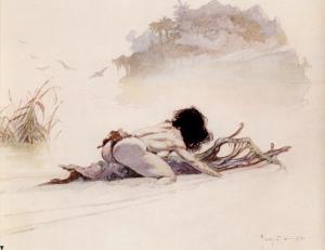 River_Escape_by_Frank_Frazetta