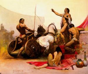 Roman_Chariot_by_Frank_Frazetta