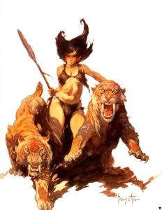 Savage_Pellucidar_by_Frank_Frazetta