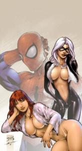 Spider_Man_Mary_Jane_and_Black_Cat_by_Ed_Benes