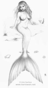 Study_Little_Mermaid_by_Kim_Harlow