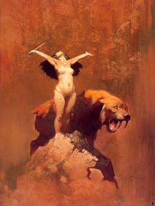 Sungoddess_by_Frank_Frazetta
