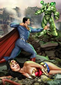 Superman_with_Wonderwoman_by_Claudio_Aboy