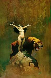 Tiger_Woman_by_Frank_Frazetta