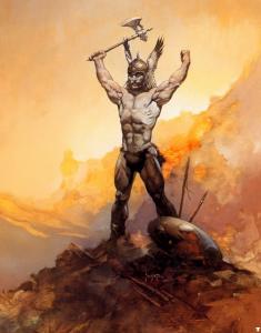 Victorious_by_Frank_Frazetta