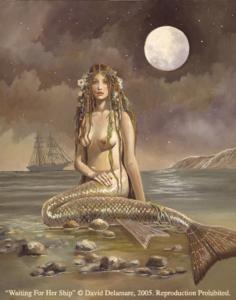 Waiting_for_Her_Ship_by_David_Delamare